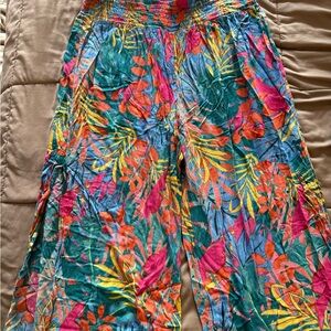Renee C. Colorful Floral Maxi Skirt